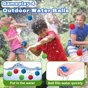 Crocodile Plastic Water Ball Launcher Set with Bat and Balls for Boys Outdoor Play - Product Image 4