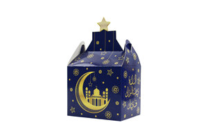 Caja de Regalo Lesser Bairam de Oriente Medio con Diseño de <span class=keywords><strong>Castillo</strong></span> Lunar, Embalaje de Dulces para Festividades Islámicas, Recuerdo de Fiesta, Caja de Chocolate al por Mayor - Product Image 5