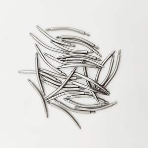 Toptan bir çanta içinde 1000 parça saat kayışı yaylı Pin 12-24 MM 26 27 28MM kavisli sonu için saat kayışı paslanmaz çelik bahar Bar - Product Image 3