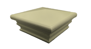 Capuchon de poteau en vinyle Federal 5050, compatible avec les poteaux de clôture standard, disponible en blanc/khaki/gris/beige, prix de gros direct usine - Product Image 2