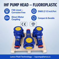 Pompe en fluoroplastique résistante à la corrosion PVDF 11kW à haut débit pour le traitement de surface au traitement galvanique de l'acide chromique Cr2O3