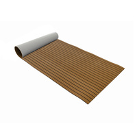 Vente chaude anti-dérapant 240*90cm plancher de pont en teck artificiel pont en teck Marine Yacht plate-forme de bain pont marin