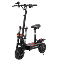 Trottinettes électriques d'usine 6000W 60V, trottinette électrique tout-terrain 60V 6000W 38Ah pliable pour adultes
