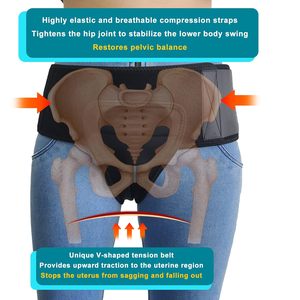 Adjustable Pelvic Support Corset Belt Uterus Support Women's Brace Treating Dropped Bladder <strong>Uterine</strong> <strong>Prolapse</strong> Vulvar Varicosities - Product Image 5