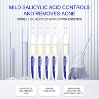 Sérum Ampoule Anti-Rides au Butylène Doux à Usage Unique – Exfolie les Peaux Mortes, Réduit les Comédons Fermés, Équilibre le Sébum, Affine les Pores