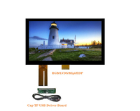 Écran tactile capacitif résistif 10,1 pouces 1280*800 86 Box Full Fit TFT IPS avec interface SPI/RGB/MCU et module LCD CTP
