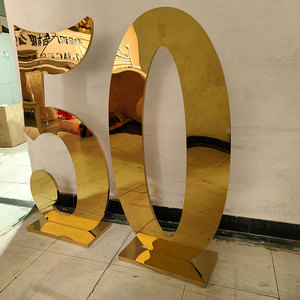 Espejo <span class=keywords><strong>letras</strong></span> de feliz cumpleaños 4 pies 5 pies marquesina <span class=keywords><strong>letras</strong></span> números para decoración de fiesta - Product Image 1