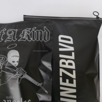 Sac Zippé Noir Personnalisé en Plastique EVA pour l'Emballage de Vêtements de Bébé avec Logo