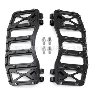 Repose-pieds à pointes antidérapants de la série Harley, commandes larges pour moto Softail Traveler - Product Image 3