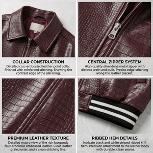 Custom logo Loose Fit Heavyweight 460gsm <b>Zip</b> <b>up</b> <b>Jacket</b> Outdoor High Quality Men's Streetwear Fashion Casual low price <b>Jacket</b> - Product Image 2