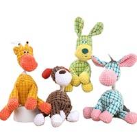 Jouet à mâcher en peluche pour chien, motif dessin animé mignon, couineur interactif, pour le nettoyage des dents, jouet souple pour chiot, pour chiens de petite et moyenne taille, jouets pour animaux de compagnie en gros