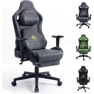 Kaufhof Gaming Sedia Gamer Poltrona, Sedia da Ufficio Ergonomica Traspirante in Tessuto Similpelle, Regolabile Continuamente - Product Image 1