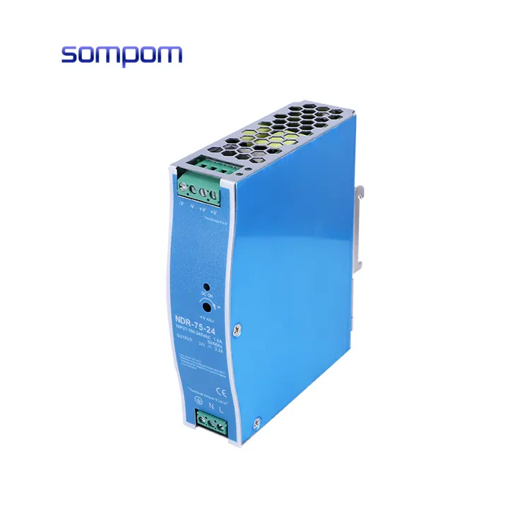 EDR-75W Din Rail cung cấp điện 24V 3A 75W công nghiệp chuyển mạch cung cấp điện