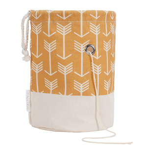Wholesale Portable Drawstring Reusable Fabric Yarn Storage Bag Needle Yarn Balls Holder Organizer for Crocheting