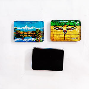 مغناطيس ثلاجة مربع القبة شخصية اسم المدينة ountry 3D our - Product Image 6