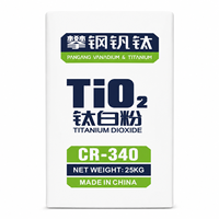 Dioxyde de titane rutile de qualité industrielle, pureté 97 %, poudre blanche, marque HLBC, CAS 13463-67-7, pour revêtements et peintures