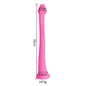 Plug Anale Super Lungo, Dildo Rosa Flessibile per Massaggio Vaginale e Stimolazione Prostatica per Uomini e Donne, Gioco SM Giocattolo Sessuale - Product Image 6