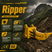 Équipement pour l'industrie lourde, ripper à haute dureté pour excavatrice, ripper pour excavatrice PC200