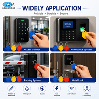 OEM Custom Logo Black Weatherproof HF 13.56MHz 4K High Memory RFID Smart Keyfob for Hotel Hospitality Access Control System