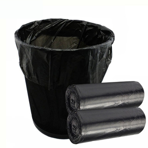 Sacchi per Rifiuti Biodegradabili e Compostabili da 55 Galloni, Pieghevoli, Neri, Resistenti, Grandi Contenitori in Plastica per Ingrosso - Product Image 1