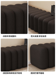 <span class=keywords><strong>Banc</strong></span> de chevet moderne en velours pour intérieur, design de canapé, mobilier de salon personnalisé, <span class=keywords><strong>banc</strong></span> haut de gamme en tissu - Product Image 5