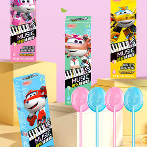 Sucettes musicales en gros, bonbons durs, friandises, sucettes musicales chantantes super-héros, boîtes de jouets, cadeaux pour <span class=keywords><strong>la</strong></span> Journée des enfants - Product Image 2