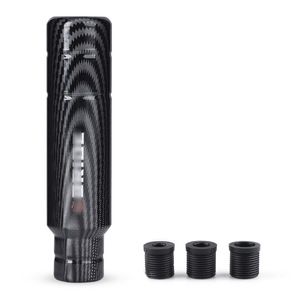 Cnspeed Carbon Fiber Gear <b>Shift</b> <b>Knob</b> M8 M10 M12 5 Speed Manual Automatic Car Shifter - Product Image 2