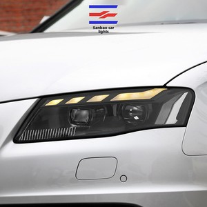 Nuevo Conjunto de Faros Delanteros LED de 12V para <span class=keywords><strong>Audi</strong></span> <span class=keywords><strong>A4</strong></span> <span class=keywords><strong>L</strong></span> 08-12 B8 Modificado RS 6000K con Luz Diurna y Lente de Dirección - Product Image 2