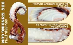 Nuovo Design cane Chewer giocattolo vero sapore di manzo può riempito burro di arachidi in Nylon indistruttibile per la pulizia dei denti giocattolo per cani - Product Image 6