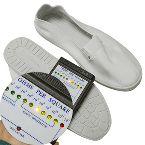 Allesd Electronics Protección DE TRABAJO ESD Lienzos blancos Zapatos de laboratorio de seguridad de suela de PVC antiestático - Product Image 4