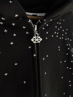 Blouson à capuche zippé intégral pour homme, nouvelle collection hiver, en polyester écologique, style décontracté et tendance, coupe oversize streetwear, épais et ample