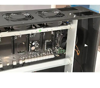70mm Spacing 8 Gpu Computer case Using at Home Frame Rig Graphics case Silent Gpu 3070 Server case
