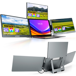 Màn hình di động ba màn hình 15.6 inch là lựa chọn hàng đầu cho nhân viên di động, người sáng tạo chuyên nghiệp và nhà giao dịch tài chính. - Product Image 1