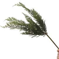 Plantes artificielles exclusives transfrontalières en PVC semi-artisanales, type aiguilles de pin et feuilles de cyprès (Platycladus Microphyllus)