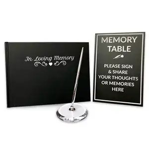 Myway Funeral Guest Book for Memorial Service Celebration of Life Guest Book Funeral Memory Book