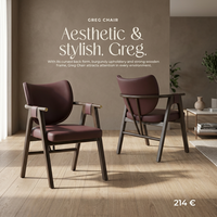 Fauteuil de salle à manger moderne en bois bordeaux non pliable, dossier incurvé, siège en microfibre, pour la maison, les hôtels et les salles à manger