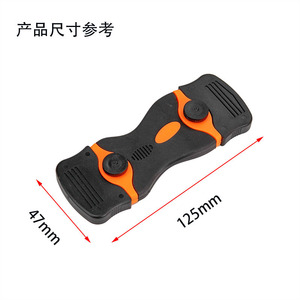 Double-Ended Scraper Plastic Handle 110mm Durable Glass Cleaning Tool - Product Image 4