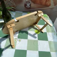Table de pique-nique en bambou pliable Portable Table de Camping en bois écologique pour la plage pour les pique-niques de randonnée de Camp en plein air
