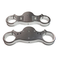Ensemble de triple pince en aluminium usiné CNC 45 48 165 mm, professionnel, motocross, dirt bike, triple pince RAZOR dirt bike