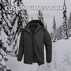 Ropa Deportiva con Logotipo Personalizado, Cortavientos, Tejida en Poliéster Elástico, Compresión, para Escalada, Invierno, Running, Gimnasio, Ciclismo - Product Image 2