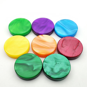 Cổ điển tròn màu cá nhân nhựa acrylic nhựa bảng trò chơi backgammon Checker chip cờ vua thẻ xin vui lòng - Product Image 2