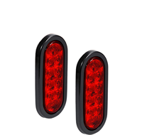 Feu de position latéral ovale à 10 LED, 12/24V, étanche, pour camion et remorque, pièce de rechange