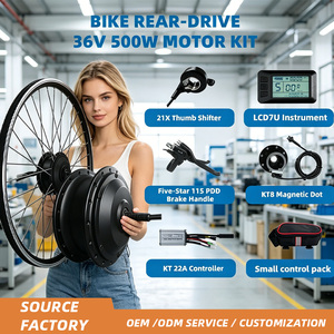 <span class=keywords><strong>Kit</strong></span> de Reequipamiento de <span class=keywords><strong>Bicicleta</strong></span> AFTFA al por Mayor, <span class=keywords><strong>Kit</strong></span> de Asistencia Eléctrica de 36V 500W con Cassette de Tracción Trasera, Pantalla KT LCD7, Motor de <span class=keywords><strong>Bicicleta</strong></span> Eléctrica - Product Image 1