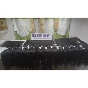 Extension de Cheveux Ondulés et Bouclés, Cheveux Indiens Remy Vierges Noirs Naturels, 100% de Haute Qualité pour le Tressage, 20 Pouces - Product Image 5