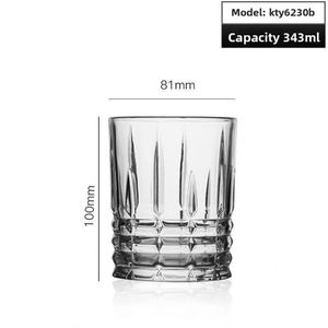 Verre à bière transparent Lizun, verre à eau à fond épais, verre à jus, verre à whisky, verre à vin pour restaurant, bar, KTV - Product Image 6