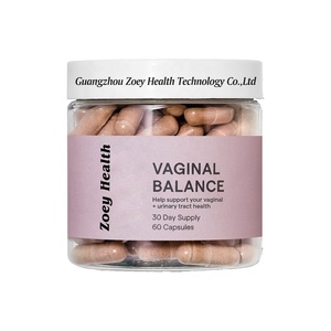 Capsule per l'equilibrio vaginale integratore vaginale naturale per la salute e il tratto urinario con mirtillo rosso, probiotici, aglio e altro - Product Image 1