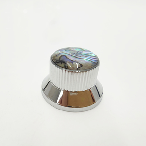 Groothandel Abalone Volume Tone <span class=keywords><strong>Control</strong></span> <span class=keywords><strong>Knobs</strong></span> Potentiometer Metal Gitaarknoppen voor elektrische gitaar of bas met 6 mm gat - Product Image 3