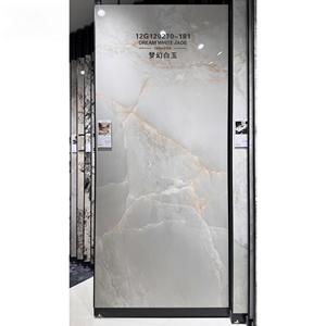 Lastra in <span class=keywords><strong>Pietra</strong></span> Sinterizzata Lucida di Lusso 1200*2700mm <span class=keywords><strong>per</strong></span> Pavimenti di Soggiorno, Lastra in <span class=keywords><strong>Pietra</strong></span> Sinterizzata Bianca - Product Image 1