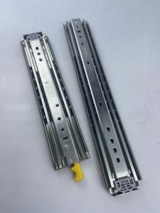 Vendeur chaud 76mm Pull Out Rail Roulement <span class=keywords><strong>À</strong></span> Billes Glissières De Tiroir Avec Serrure Heavy Duty Télescopique <span class=keywords><strong>Plateau</strong></span> Piste 220kg Chargement - Product Image 2