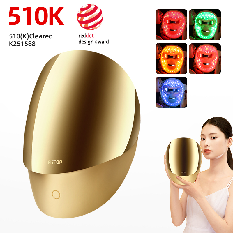 510k Wireless Rechargeable Handheld LED Face Mask for Home Use Acne Treatment Skin Tightening Lifting Anti-Wrinkle Therapy
